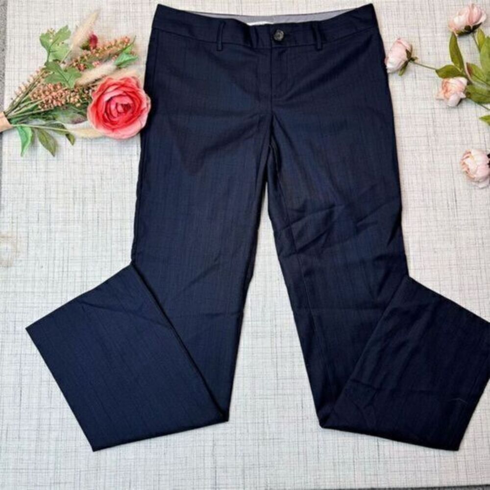Banana Republic Women's Navy Blue Boot Leg Pants Size 4